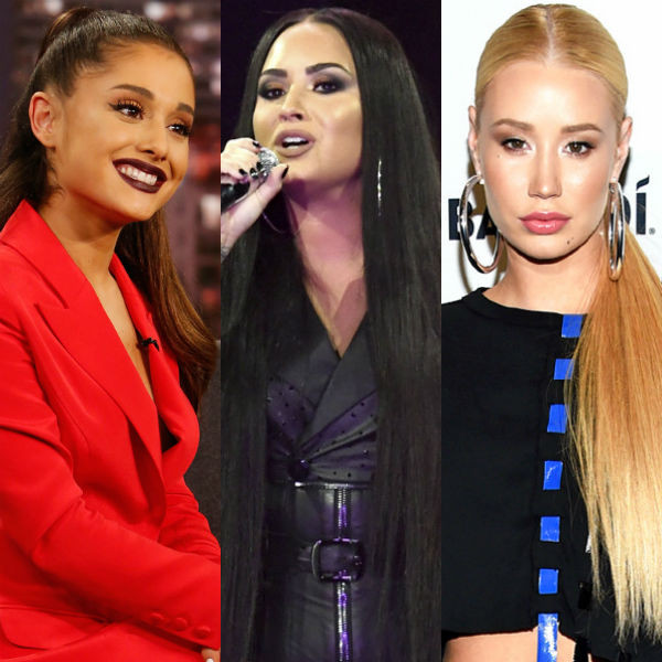 Ariana Grande, Demi Lovato, Iggy Azalea Ariana Grande, Demi Lovato, Iggy Azalea